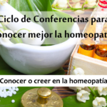 Ciclo Conferencias Homeopatía: Historia Clínica, Diagnóstico en Homeopatía y qué se puede tratar.