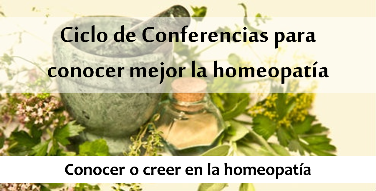 Ciclo Conferencias para conocer mejor la Homeopatía. Primeros Auxilios y Homeopatía