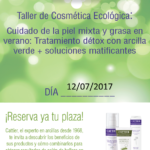 Taller de limpieza e hidratación facial para pieles sensibles y mixtas y grasas.