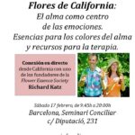Jornada Flores California: El Alma como Centro de las Emociones: Esencias para los Colores del Alma y Recursos para la Terapia