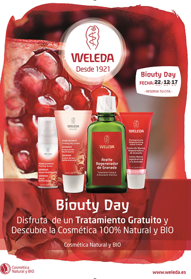 Weleda: Demostraciones gratuitas cosmética natural