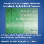 ANULADO: Presentación de la caja para testar las formulas del Dr. Rath Health Programs