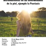 ANULADA: Problemas de piel, ejemplo Psoriasis: beneficios que aportan los micronutrientes en estas enfermedades