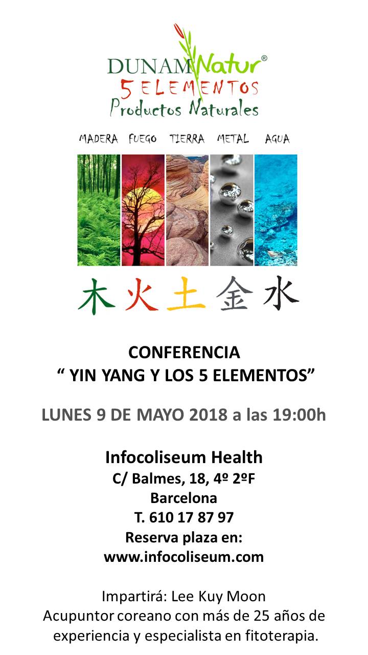 Conferencia Yin Yang y los 5 Elementos