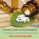 CANCELADA!!! Descubrimiento e Historia. Fundamentos y principios básicos de la Homeopatía