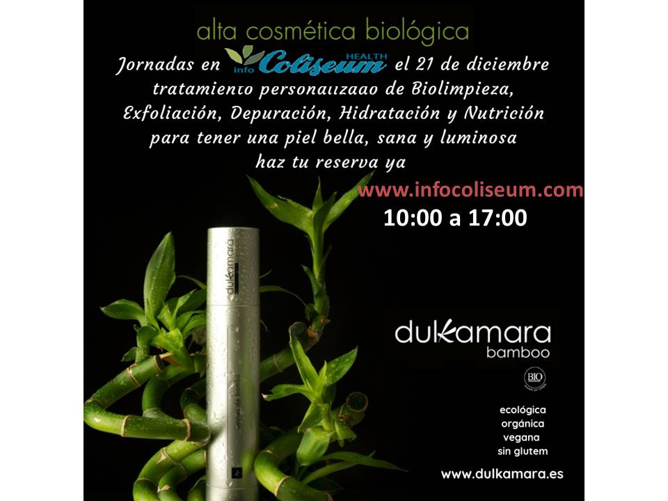 Cosméticos faciales Dulkamara Bamboo: Demostraciones de 45 minutos