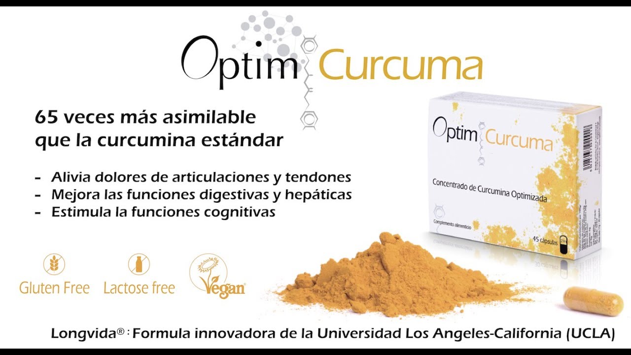 Curcumina: Acciones fisiológicas y beneficios de la curcuma sobre la inflamación y las funciones cognitivas.