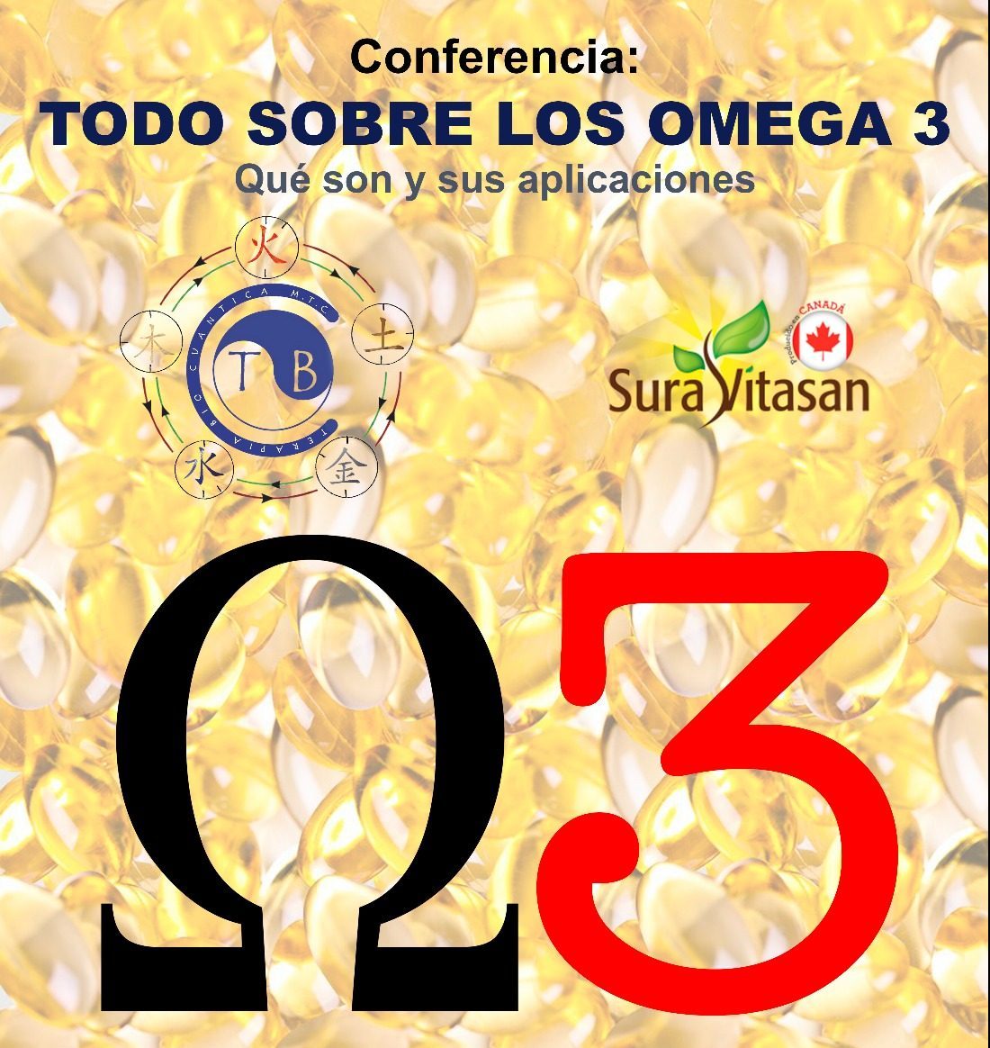 Todo sobre los Omega 3. Conferencia gratuita. 2 CONVOCATORIAS: 17:30h y 19h