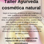 Taller Cosmética Natural Ayurveda