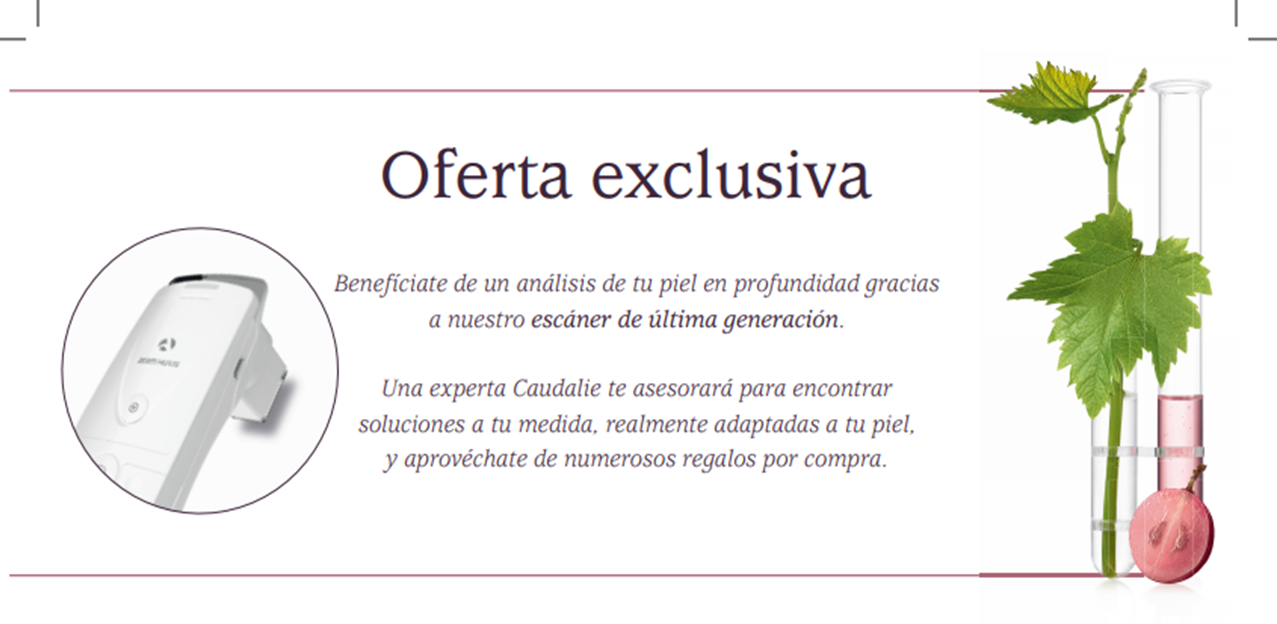 Estudios gratuitos personalizados Caudalie