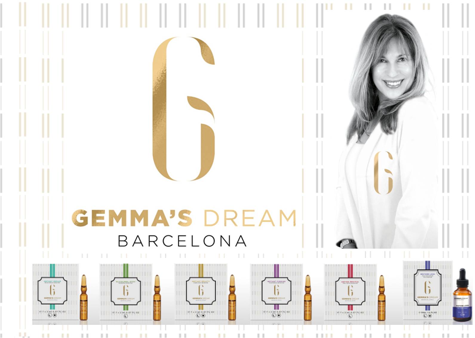 "Vive una transformación personal. Corrige los signos de la edad." Cosméticos GEMMA'S DREAM Barcelona