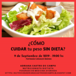 Cómo cuidar tu peso sin dieta