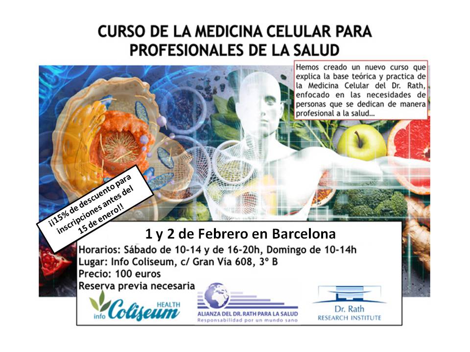 Curs de Medicina Cel·lular del Dr. Rath per a professionals de la salut