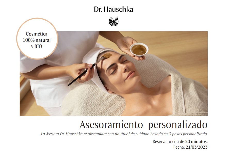 Demostraciones Gratuitas 20min: CUIDADO FACIAL PERSONALIZADO DR.HAUSCHKA