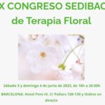 IX CONGRESO SEDIBAC DE TERAPIA FLORAL. 3 - 4 JUNIO 2023
