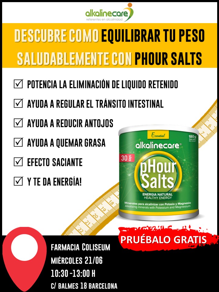 Ven a probar una forma diferente y efectiva de equilibrar tu peso y tránsito intestinal. Naturalmente. Alkaline care