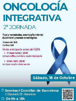 2ª Jornada Oncología Integrativa Coliseum - Susagna Muns. Presencial y ONLINE