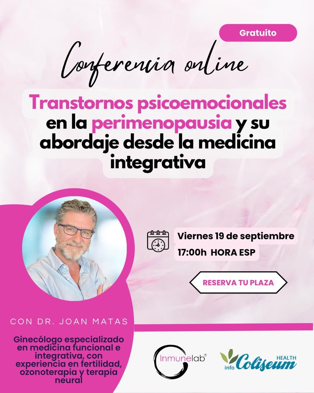 Trastornos psicoemocionales en la perimenopausia y su abordaje desde la medicina integrativa. Dr. Matas. ONLINE